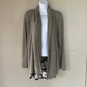 3 Stones est. 1989 cardigan sweater. Small. Looks like two pieces, but is one.